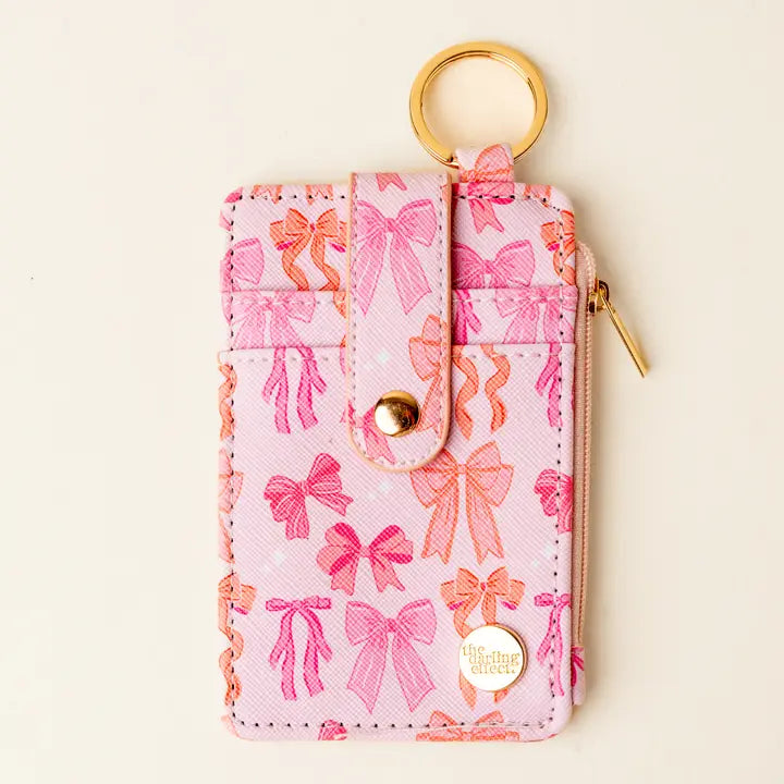 The Darling Effect Keychain Wallet-Blushing Bows