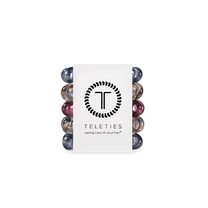 Teleties Spiral Hair Coils | Tiny | Purple Haze Hair Ties