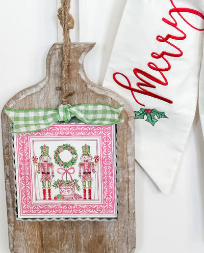 The Round Top Collection Mini Pink Nutcrackers Print