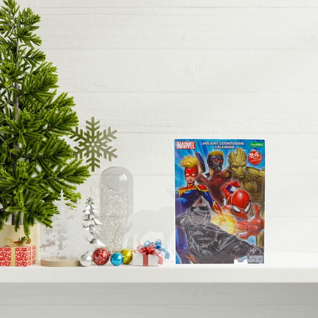 Marvel Avengers 2021 Christmas Advent Countdown Calendar with 24 Milk Chocolate Pieces, 1.76 oz