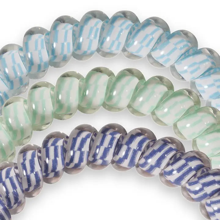 Teleties Spiral Hair Coil | Small | Totally Turquoise