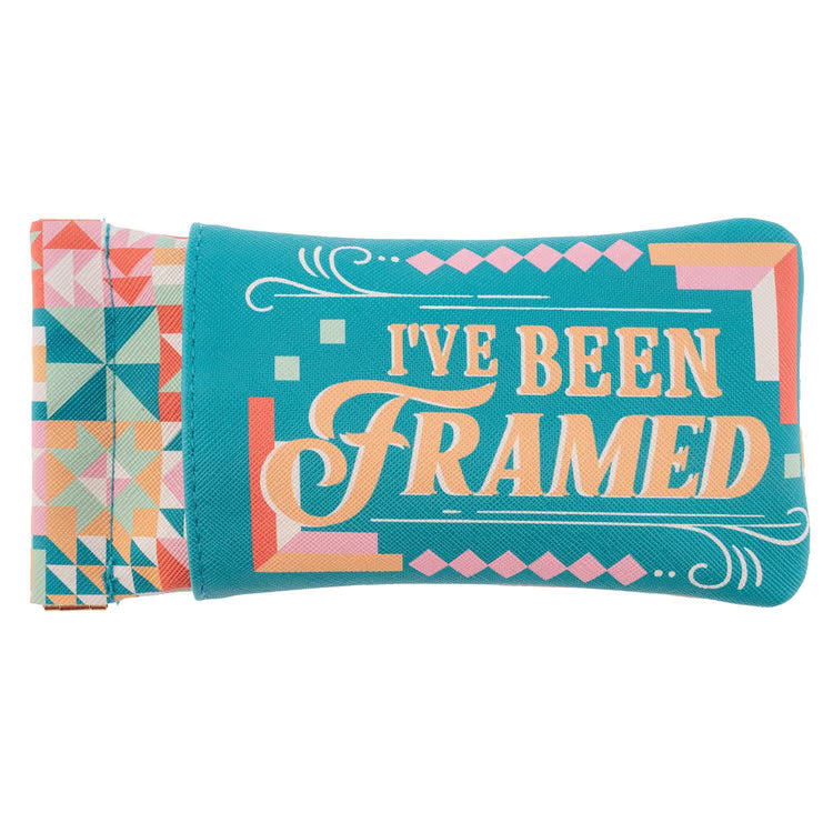 KARMA DUAL GLASSES CASE QUILT BLOCKS (F26)