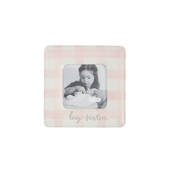 MUD PIE GINGHAM BIG SIS FRAME