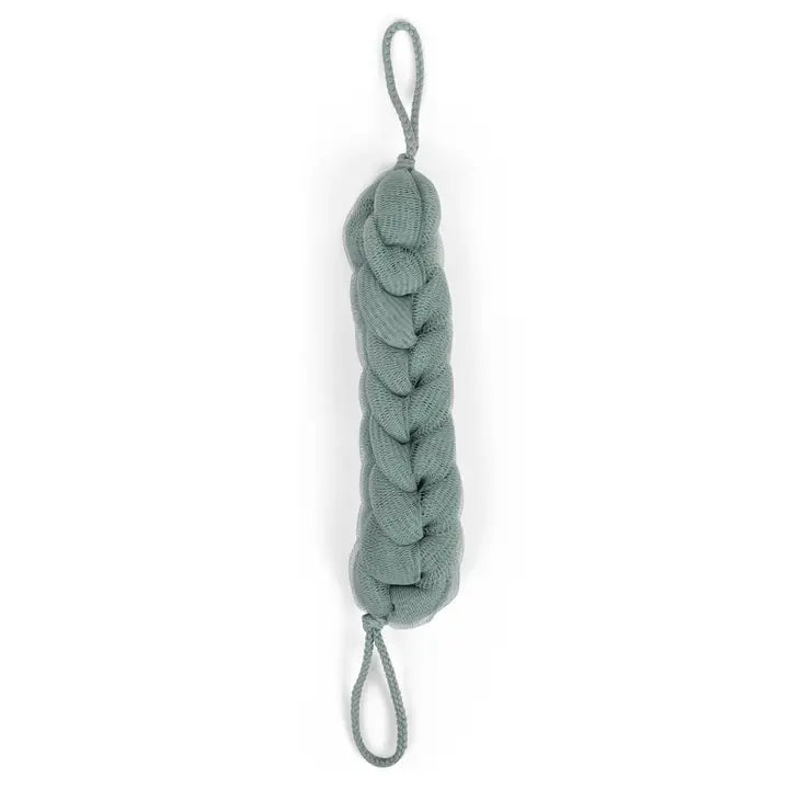 Cait + Co Luxe-Gentle Exfoliating Back Scrubber - Green