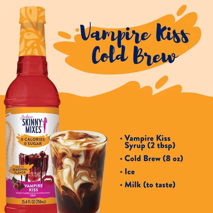 Jordan's Skinny Mixes Sugar Free Vampire Kiss Syrup