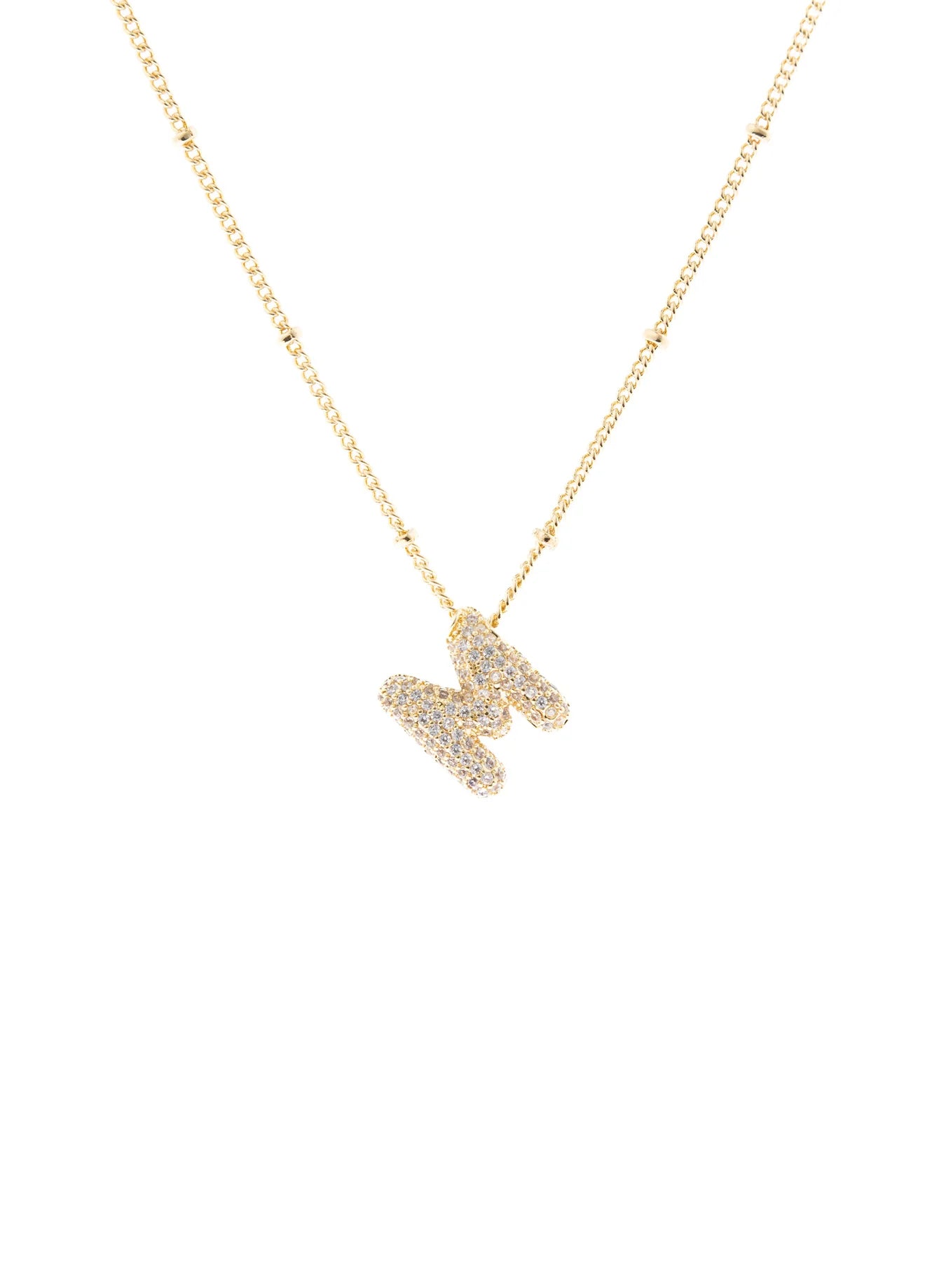 Michelle McDowell Chloe Luxe Initial Necklace-M