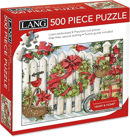 LANG Christmas Fence Puzzles - 500 Pc