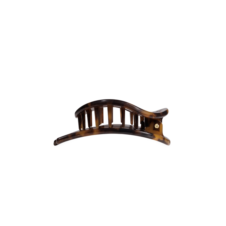 Teleties Tortoise | Small | Flat Circle Hair Clip