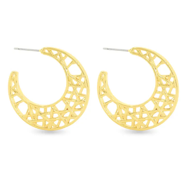 Amanda Blu Gold Polished Penelope Earrings