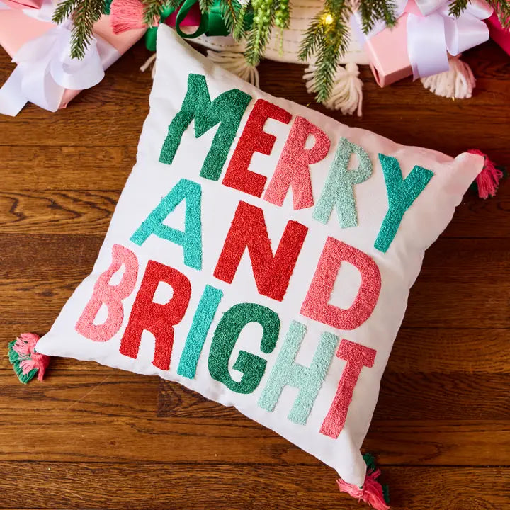Mary Square Square Pillow Merry & Bright