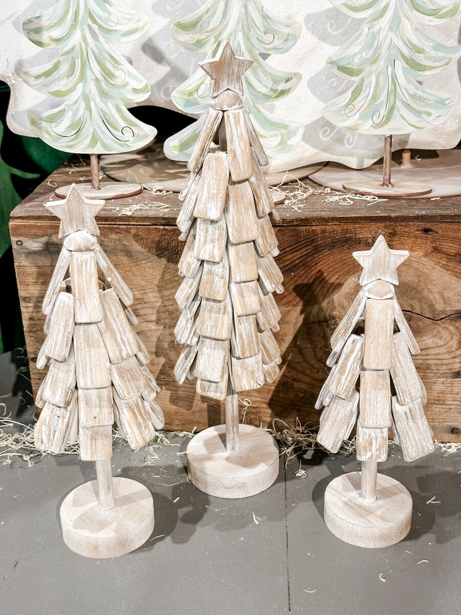 The Round Top Collection Wood Skinny Trees