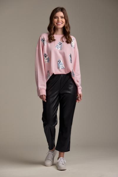 MUD PIE GHOST SPARKLE SWEATSHIRT