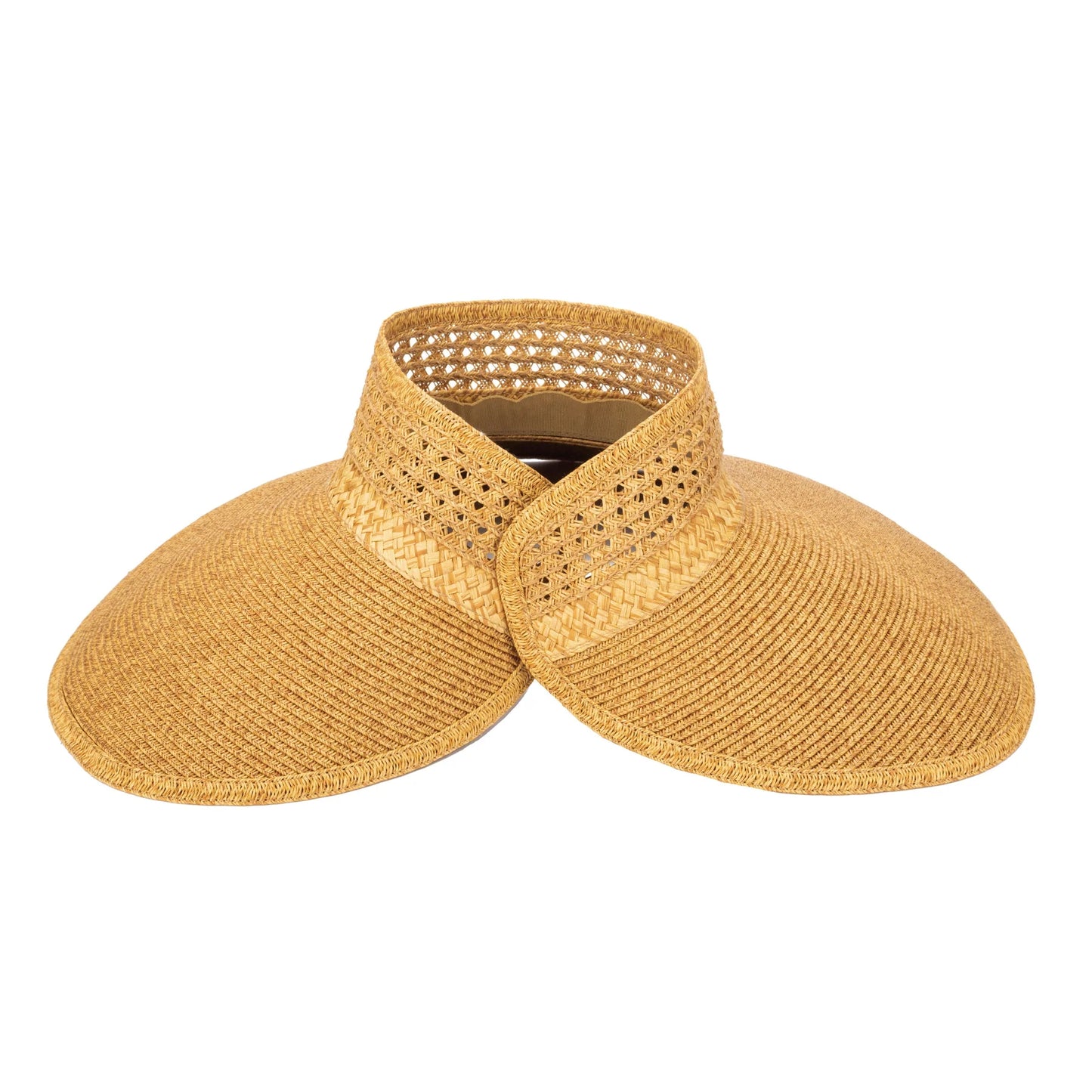 San Diego Hat Everyday Full Coverage - Wide Brim Roll Up Visor-Toast