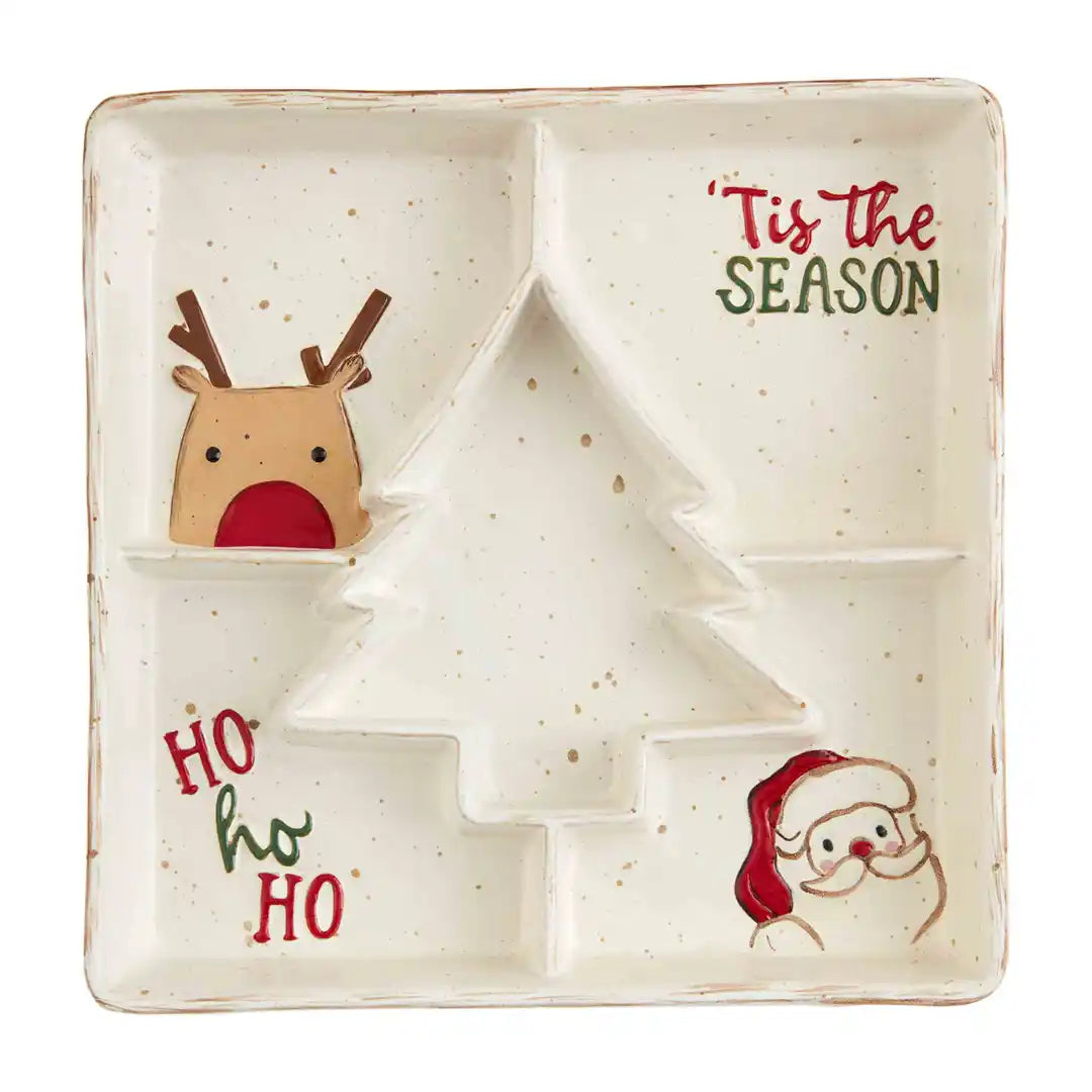 FARM CHRISTMAS DIVIDED TRAY
