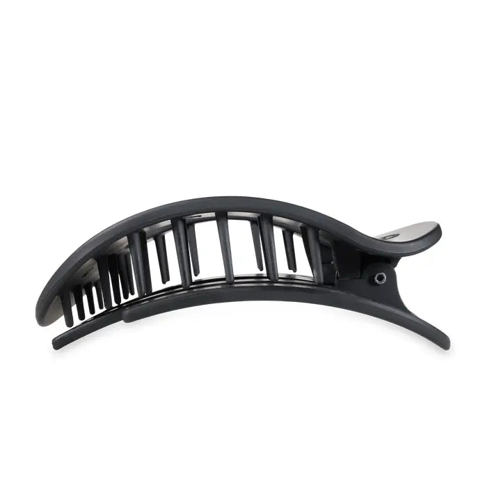 Teleties Round Flat Hair Clip | Large | Midnight Matte