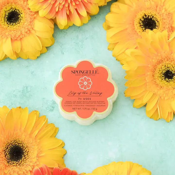 Spongelle Lily of the Valley Daisy Spongette