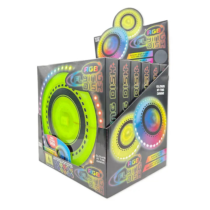 Rgb Glow in the Dark Light-Up Flying Disc