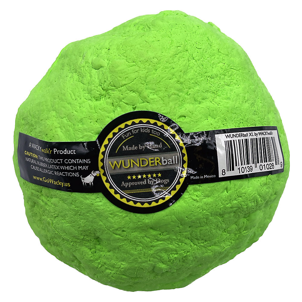 WACKYwalk'r WUNDERBALL Fetch Dog Toy, Color Varies