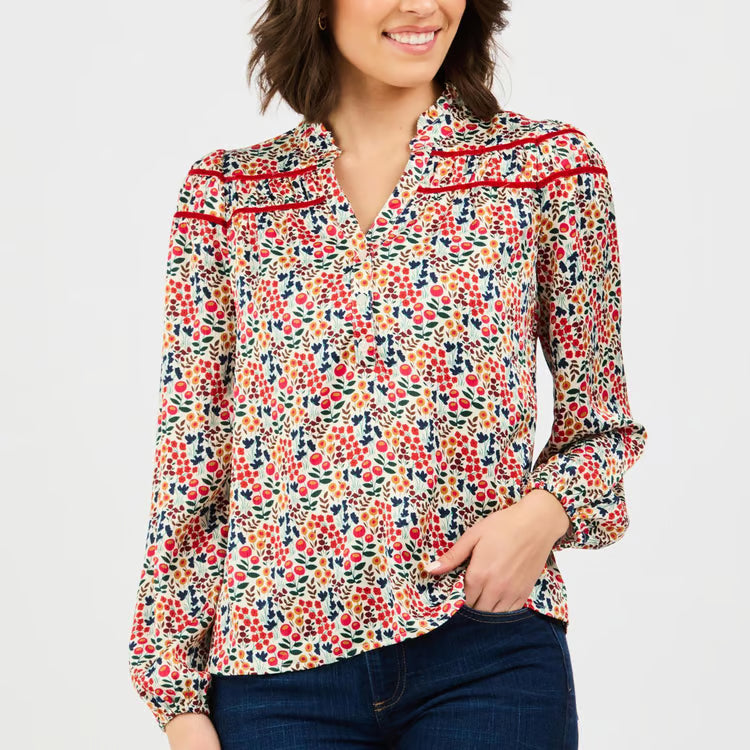 MARY SQUARE Top Gianna Orchard Path Sand
