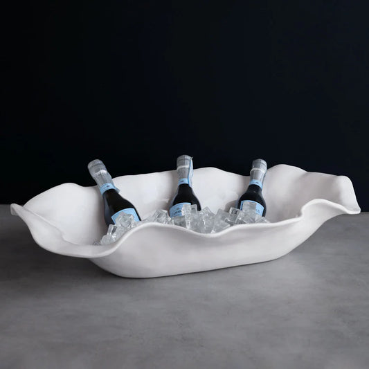 Beatriz Ball VIDA Havana Extra Large Oval Centerpiece (White)