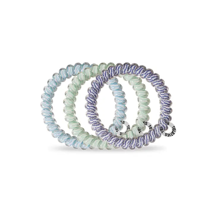Teleties Spiral Hair Coil | Small | Totally Turquoise