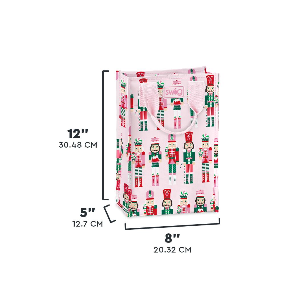 Swig Sugar Plum Soldiers Reusable Gift Bag (Tall)