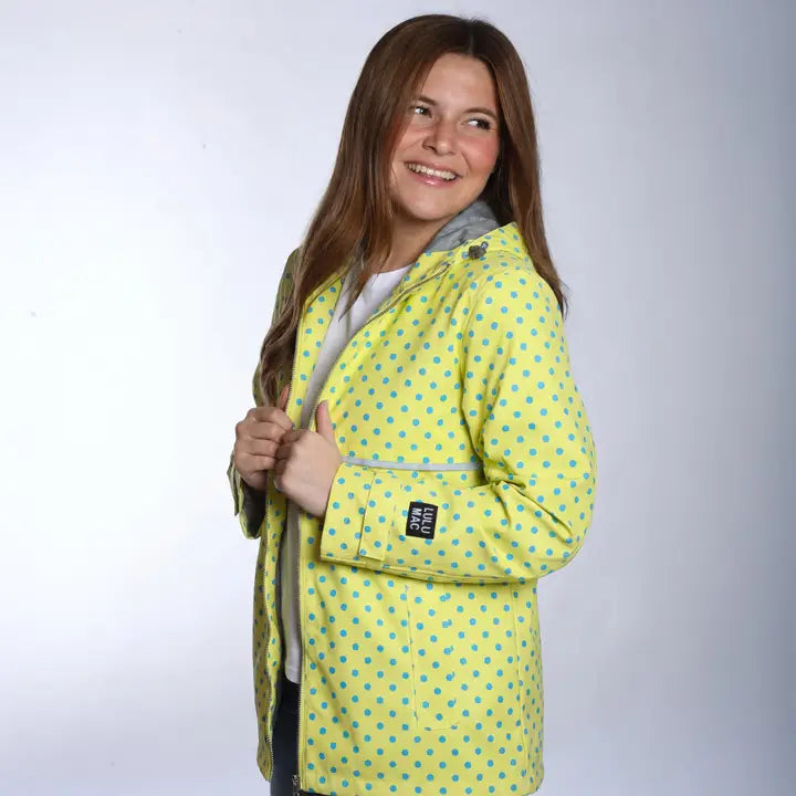 Yellow/Blue Lulu Mac Raincoat