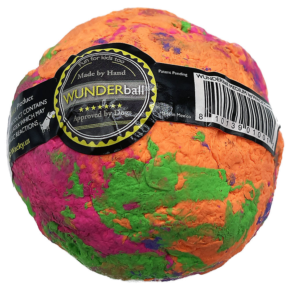 WACKYwalk'r WUNDERBALL Fetch Dog Toy, Color Varies