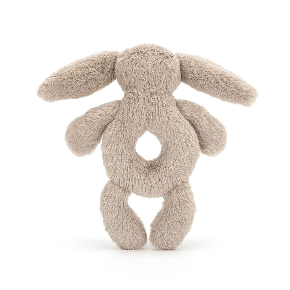 Jellycat Bashful Bunny Ring Rattle-Grey
