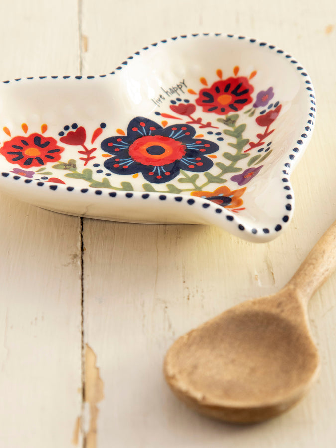 Natural Life Ceramic Spoon Rest