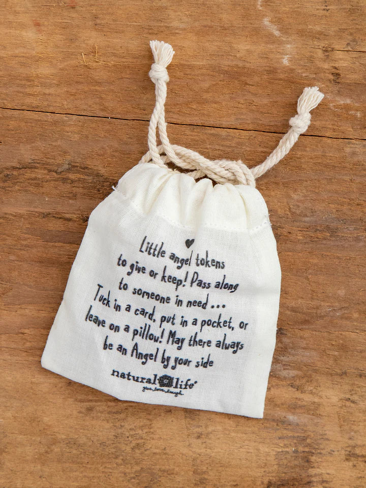 Natural Life Bag of Tiny Tokens, Set of 12 - Angels