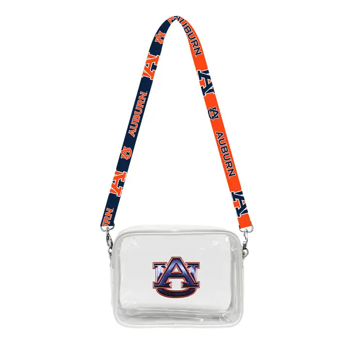 NCAA Auburn Tigers Clear Fanny Fan Purse