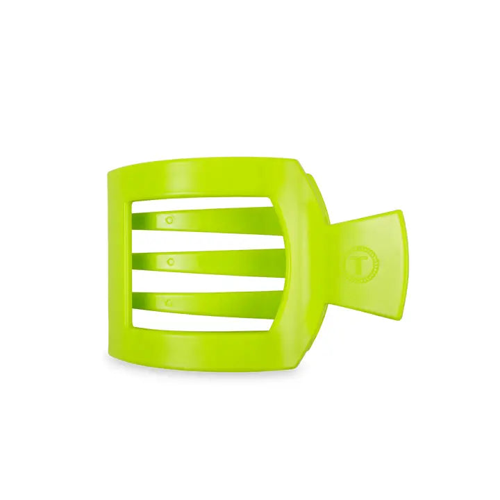 Teleties Flat Square Hair Clip | Medium | Summer Brights