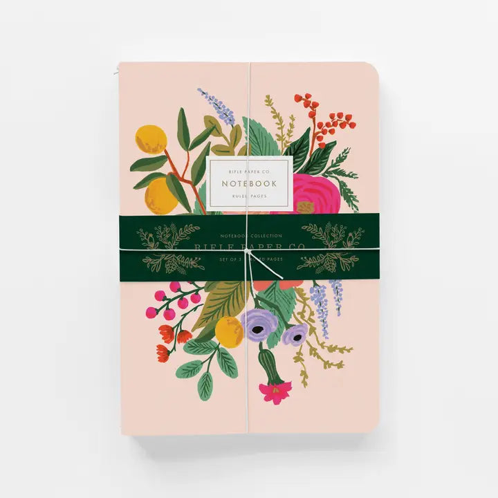 Rifle Paper Co. Assorted Set of 3 Garden Party Notebooks