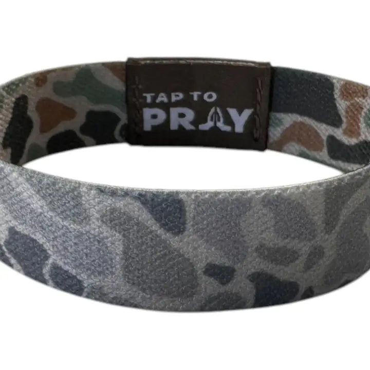 Versible Tap To Pray™ Wristbands - River Rock Camo Classic & Sage