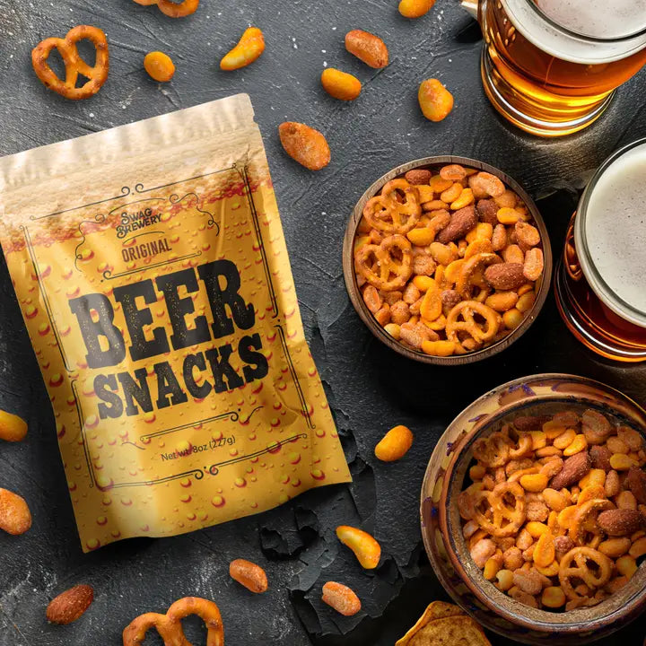 Swag Brewery Beer Snacks - Gourmet Mix of Nuts Gift Set