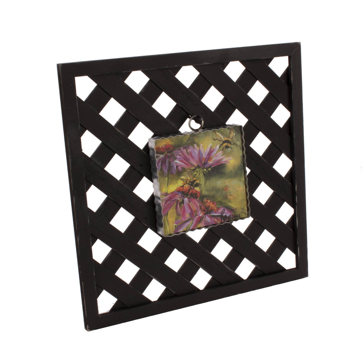 The Round Top Collection Black Lattice Mini Gallery Display Board