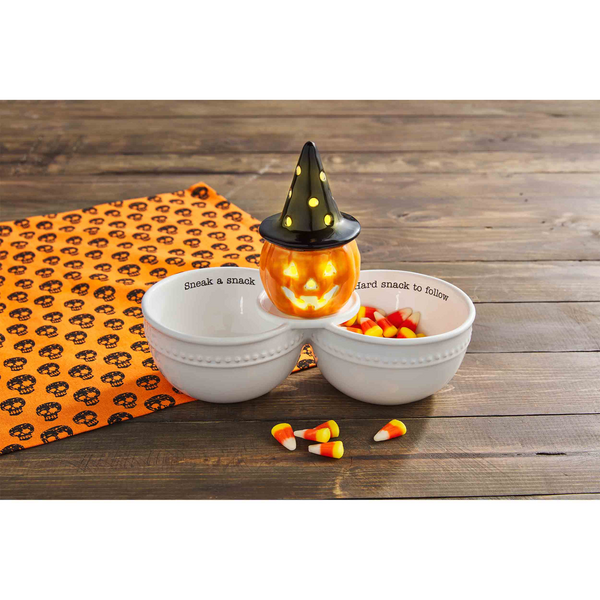 MUD PIE PUMPKIN LIGHT UP SITTER