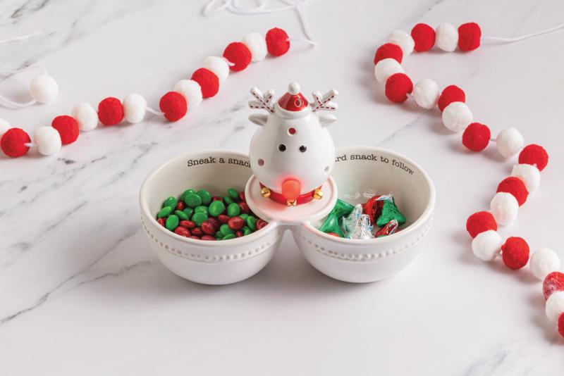 MUD PIE REINDEER LIGHT-UP SITTER