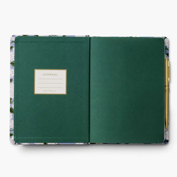 Rifle Paper Co. Hydrangea Journal with Pen