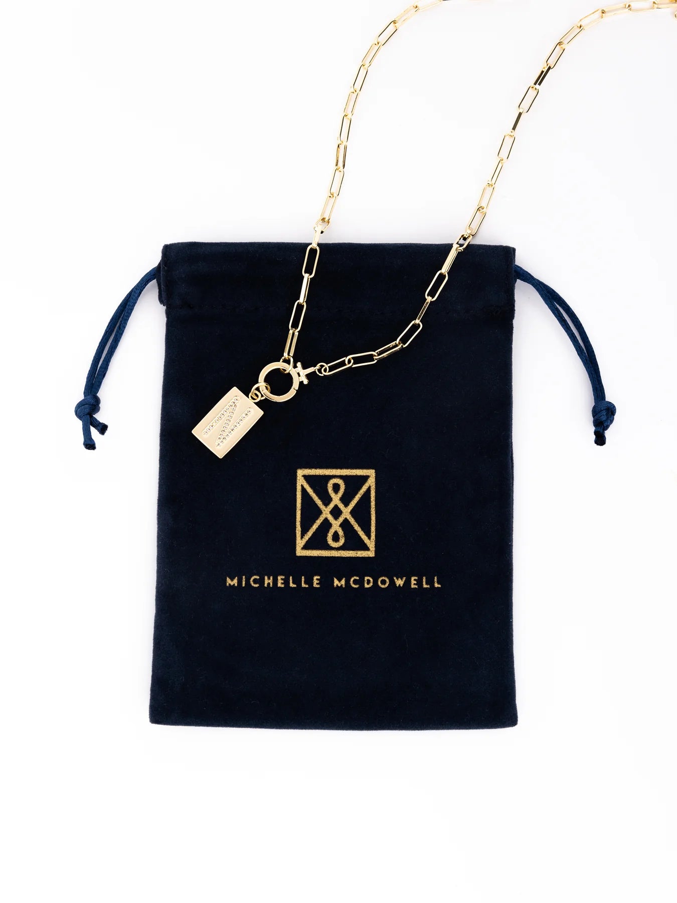 Michelle Mcdowell Necklace Thea Gold 18"