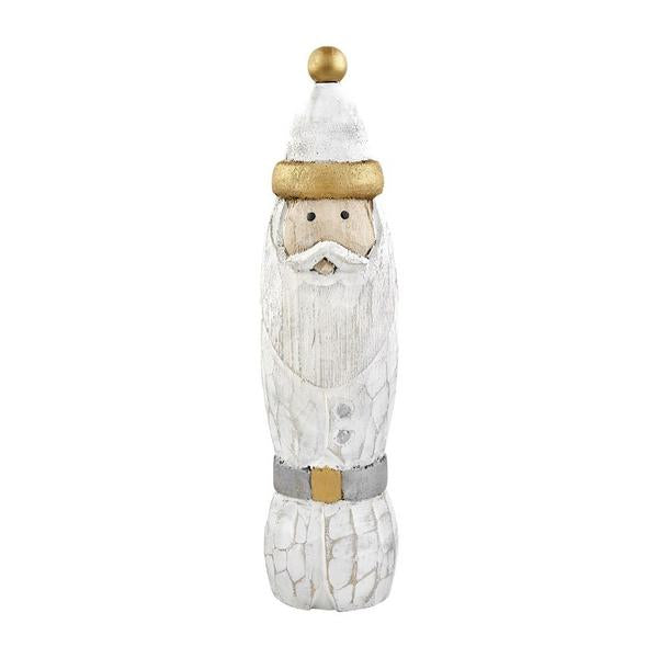 MUD PIE LARGE GOLD SANTA SITTER