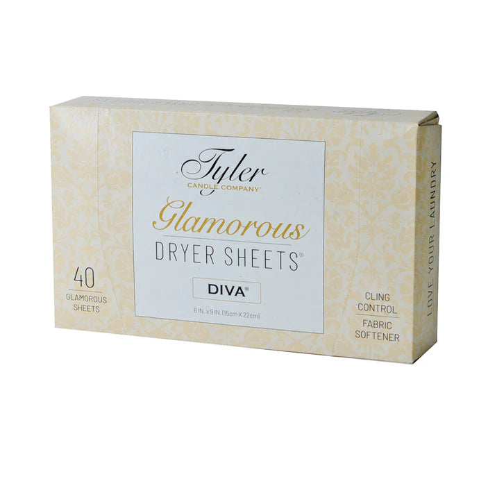 Tyler Company Diva Scented Dryer Sheets