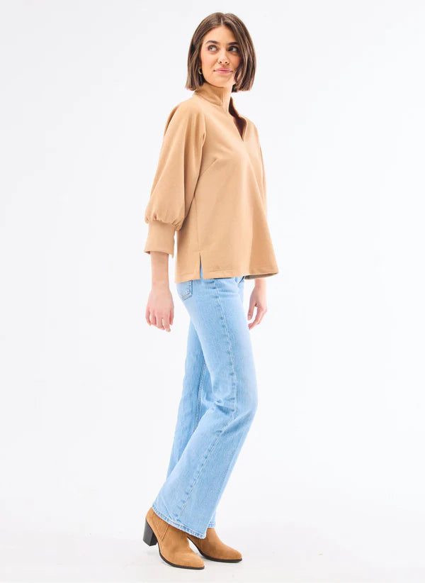 Mary Square Jocelyn Latte Top