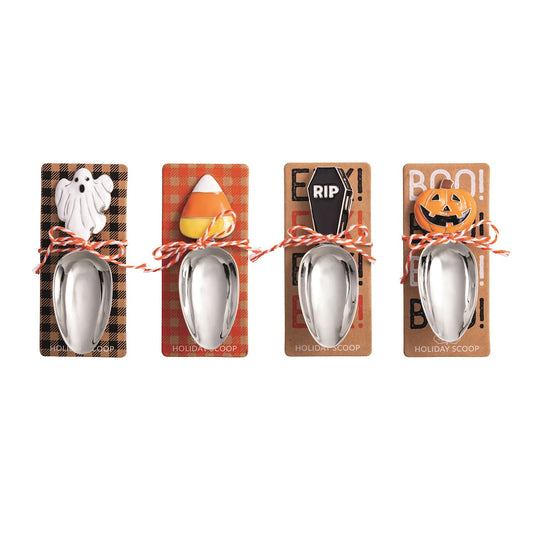 MUD PIE HALLOWEEN METAL CANDY SCOOPS