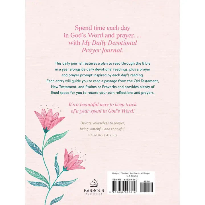 Barbour Publishing, Inc. My Daily Devotional Prayer Journal
