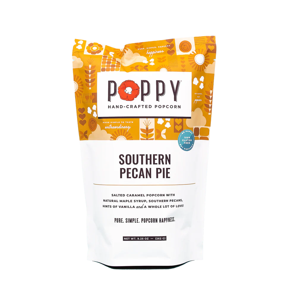 Poppy Popcorn Southern Pecan Pie