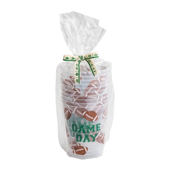 MUD PIE GAME DAY TAILGATE PARTY CUP SET
