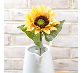 Pd Home 20.5" YELLOW REAL TOUCH SUNFLOWER