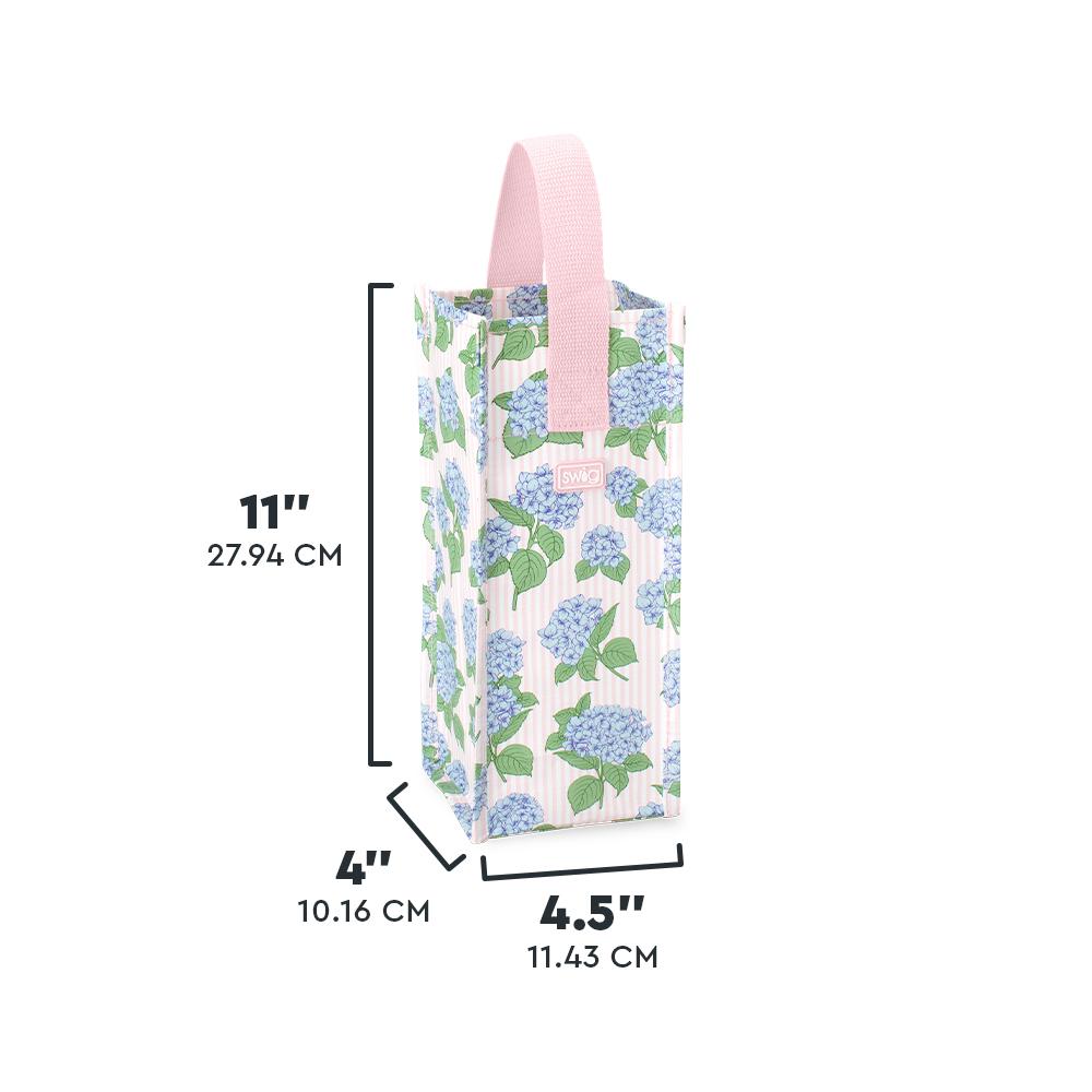 Swig Life Hydrangeas Reusable Gift Bag (Wine)